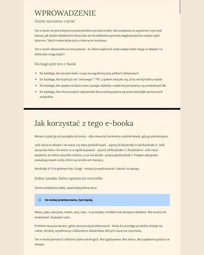 KETO BEZ BŁĘDÓW - Produkty, zakupy i zamienniki